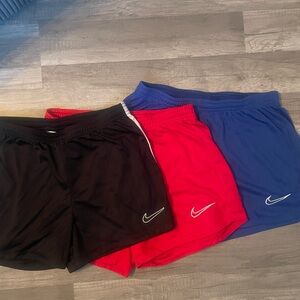 Nike Shorts Set - Black, Red, Blue